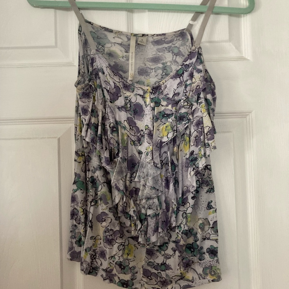 LC by Lauren Conrad ruffle tank